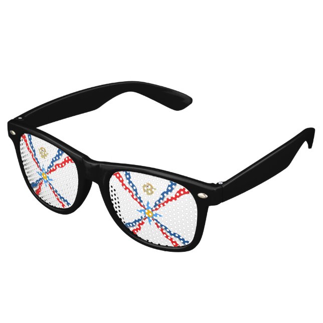 Lunettes De Fête Retro Assyrian (Angulaire)