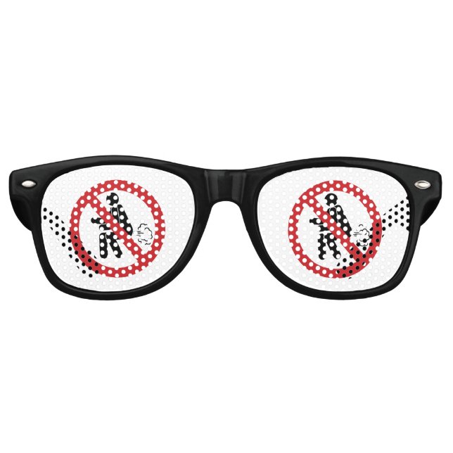 Lunettes De Fête Retro AUCUN ⚠ Drôle Toilette Thaïlandaise ⚠ (Devant)
