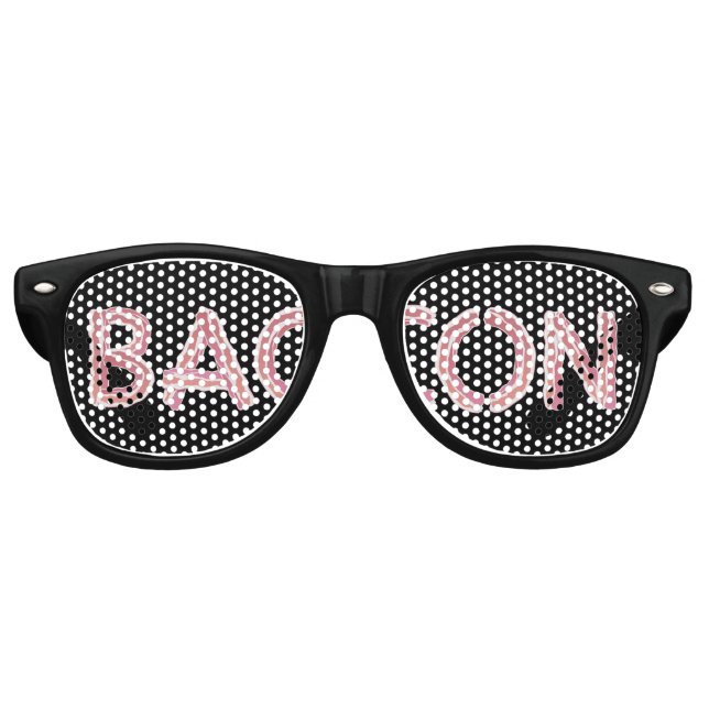 Lunettes De Fête Retro Bacon (Devant)