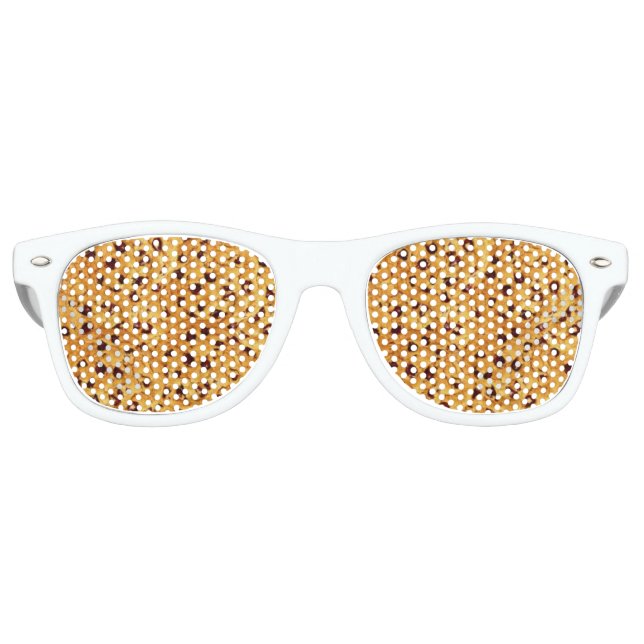 Lunettes De Fête Retro biscuits à puce au chocolat (Devant)
