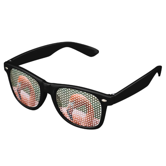 Lunettes De Fête Retro Caoutchouc de phoenicopterus (Angulaire)