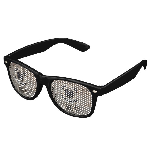 Lunettes De Fête Retro Carlin très sérieux (Angulaire)