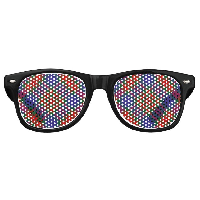 Lunettes De Fête Retro Clan Carnegie Tartan (Devant)