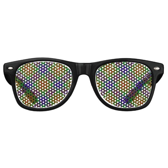 Lunettes De Fête Retro Clan Fraser Chasse Tartan (Devant)