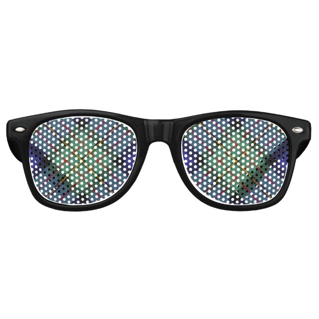 Lunettes De Fête Retro Clan MacLaren Tartan (Devant)