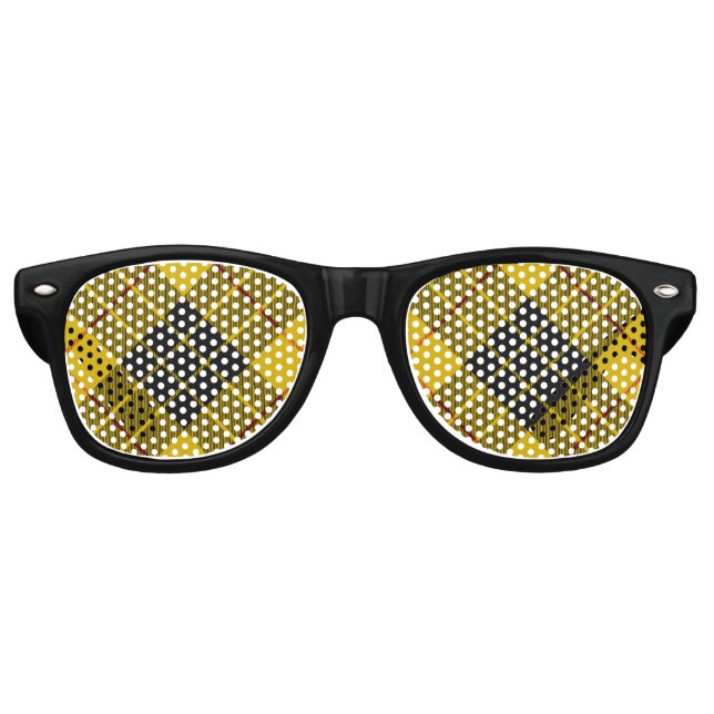Lunettes De Fête Retro Clan Macleod de Lewis Tartan (Devant)