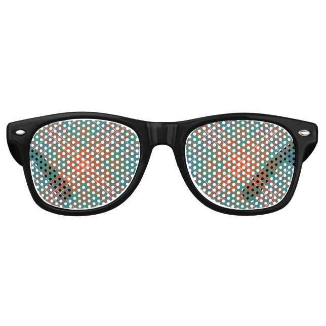 Lunettes De Fête Retro Clan Wilson Ancienne Tartan (Devant)