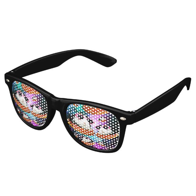 Lunettes De Fête Retro Cobaye de l'espace amusant (Angulaire)