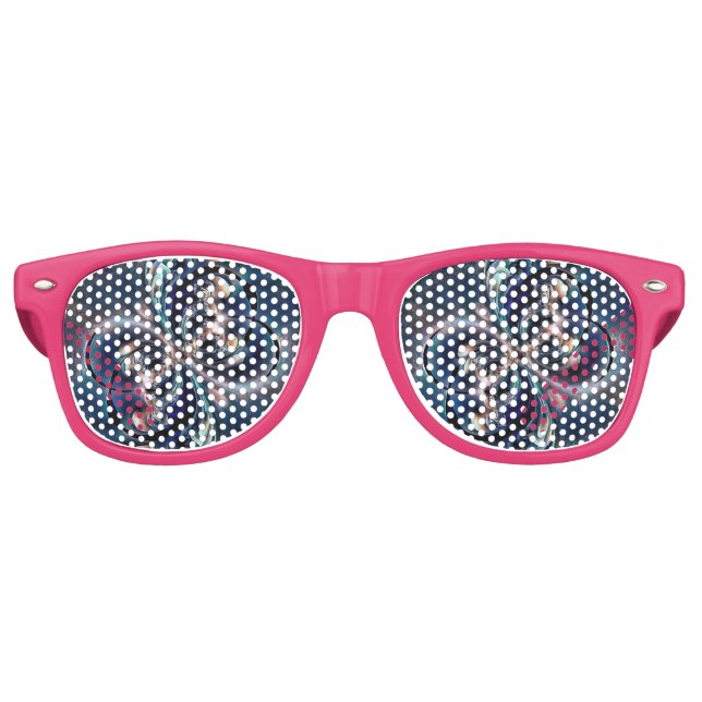 Lunettes De Fête Retro Conception (Devant)