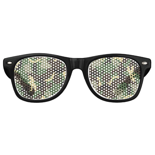Lunettes De Fête Retro Cool Camo (Devant)