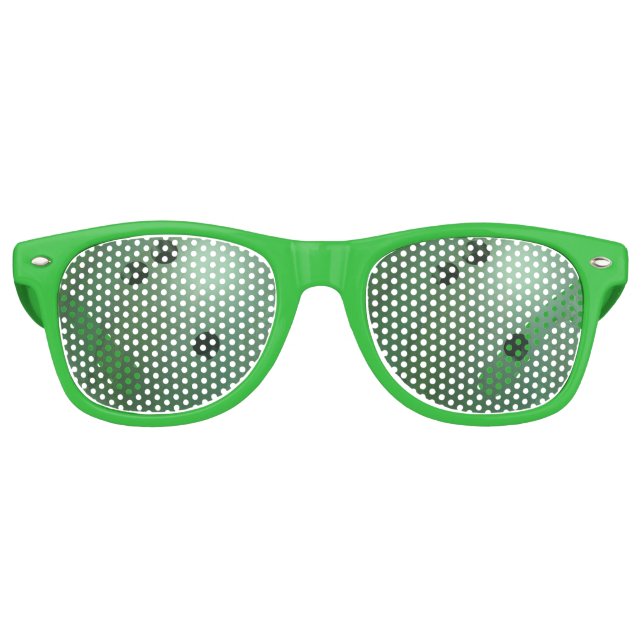 Lunettes De Fête Retro Cool Green Bowling Ball Party Shades (Devant)