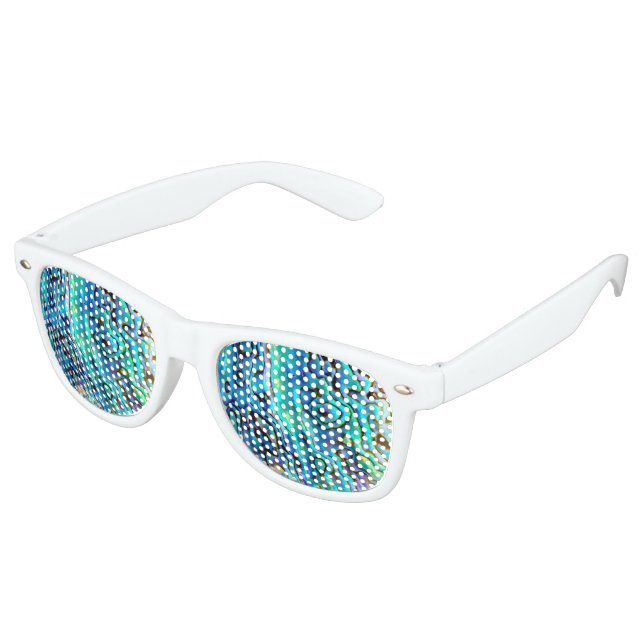 Lunettes De Fête Retro Coquille d'aluminium (Angulaire)