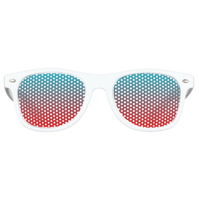 Lunettes De Fête Retro coucher de soleil (Devant)