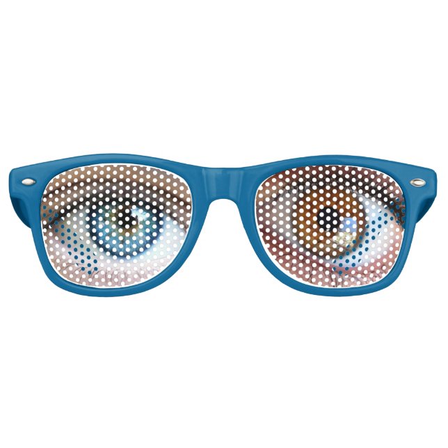 Lunettes De Fête Retro Coup d'oeil fou Personnalisé Fête des adultes (Devant)