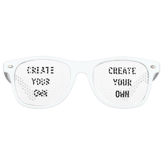 Lunettes De Fête Retro Créez votre propre (Devant)