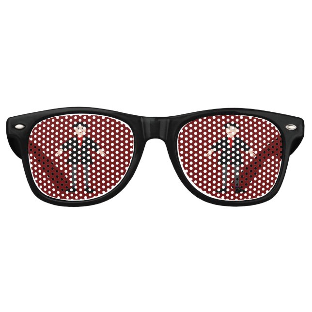 Lunettes De Fête Retro Cute Vampire Halloween (Devant)