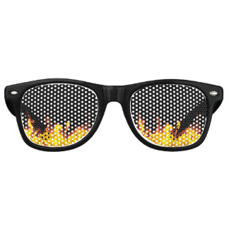 Lunettes De Fête Retro Dans l'incendie
