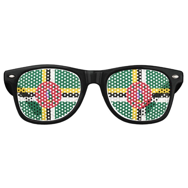 Lunettes De Fête Retro Dominique (Devant)