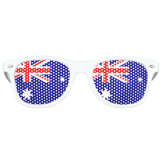 Lunettes De Fête Retro Drapeau australien - Drapeau australien (Devant)