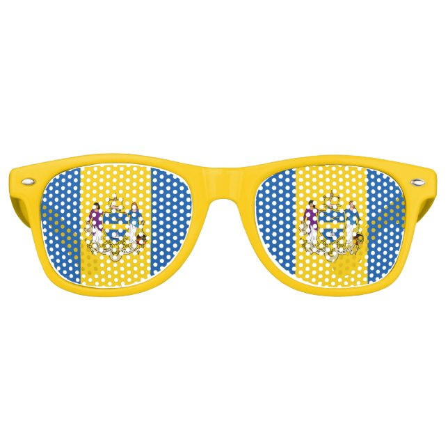 Lunettes De Fête Retro Drapeau de Philadelphie, Pennsylvanie Retro Sungla (Devant)
