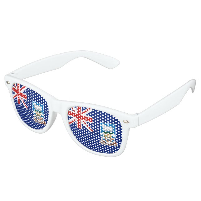 Lunettes De Fête Retro Drapeau des îles Falkland (Angulaire)