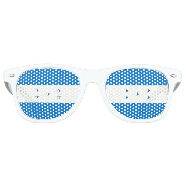 Lunettes De Fête Retro Drapeau du Honduras (Devant)