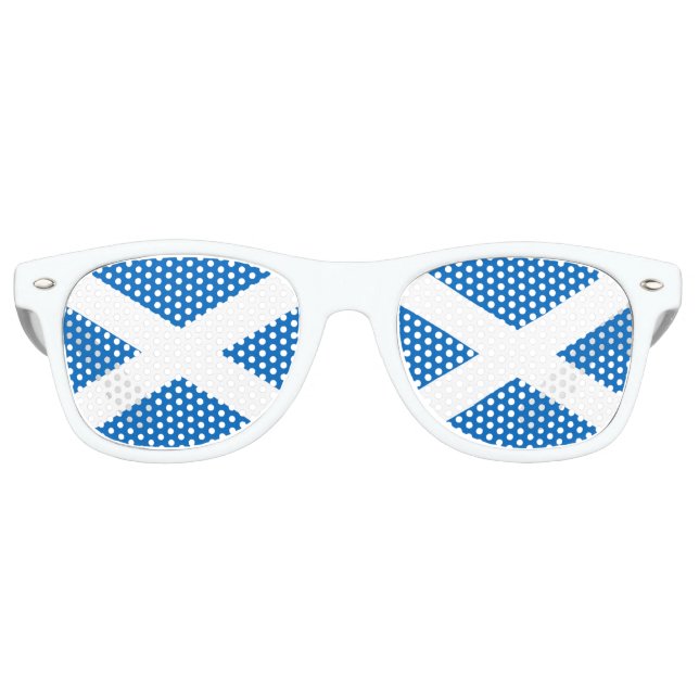 Lunettes De Fête Retro Drapeau écossais - Drapeau écossais (Devant)