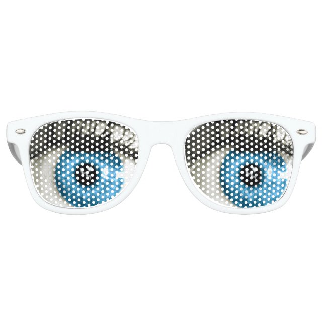 Lunettes De Fête Retro Drôle regard surprise (Devant)