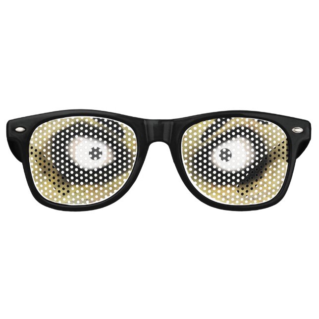 Lunettes De Fête Retro Effrayant Yeux Zombie (Devant)