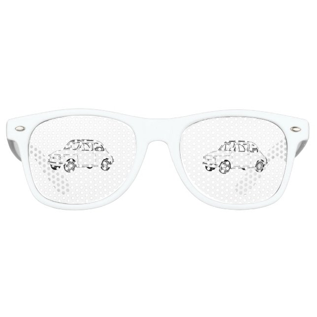 Lunettes De Fête Retro Fiat 500 Topolino (Devant)