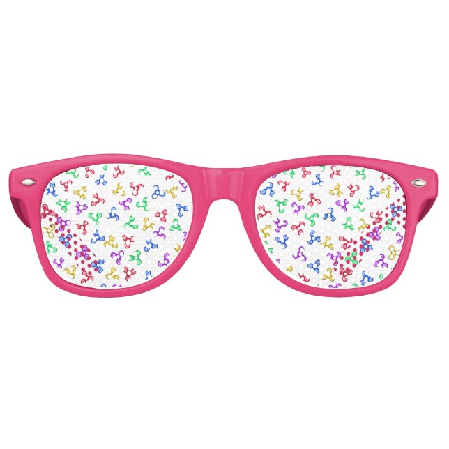 Lunettes De Fête Retro Fidget Spinners (Devant)