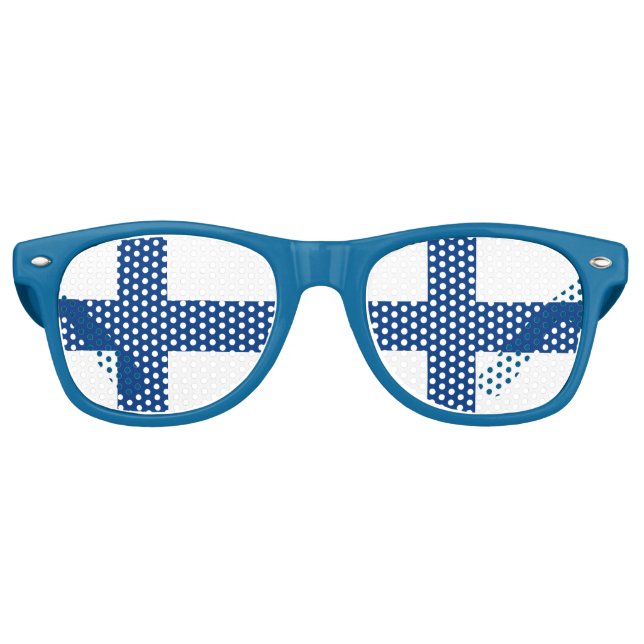 Lunettes De Fête Retro Finlande Fun Party Glass (Devant)