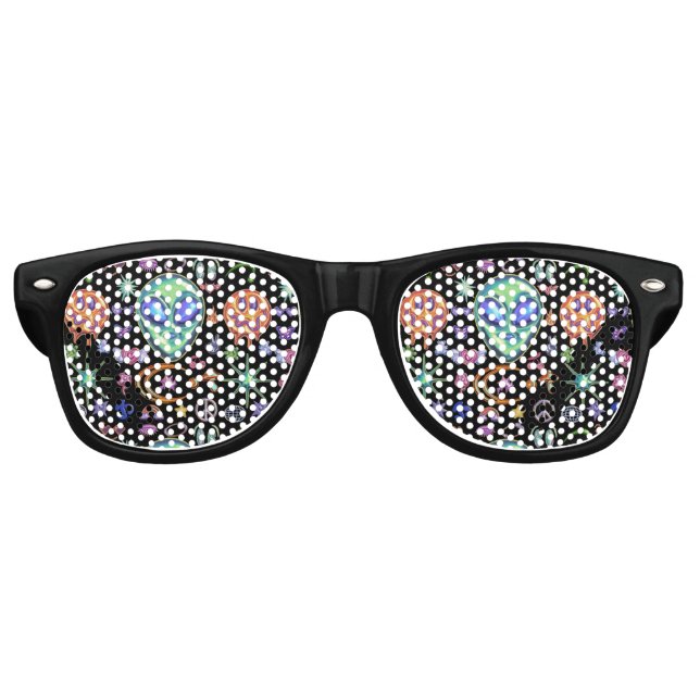 Lunettes De Fête Retro Galaxie d'été de Mikitiez aquarius (Devant)