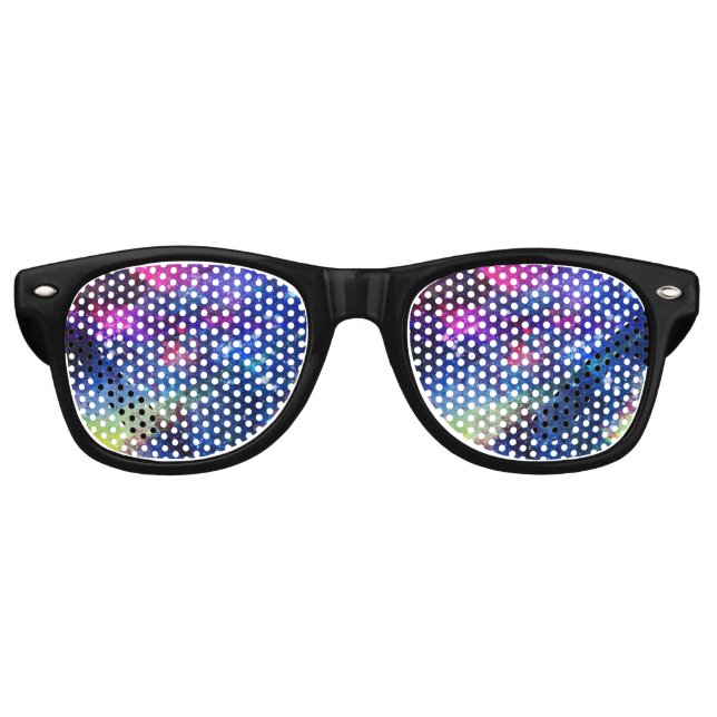 Lunettes De Fête Retro Galaxie spatiale voyageur (Devant)