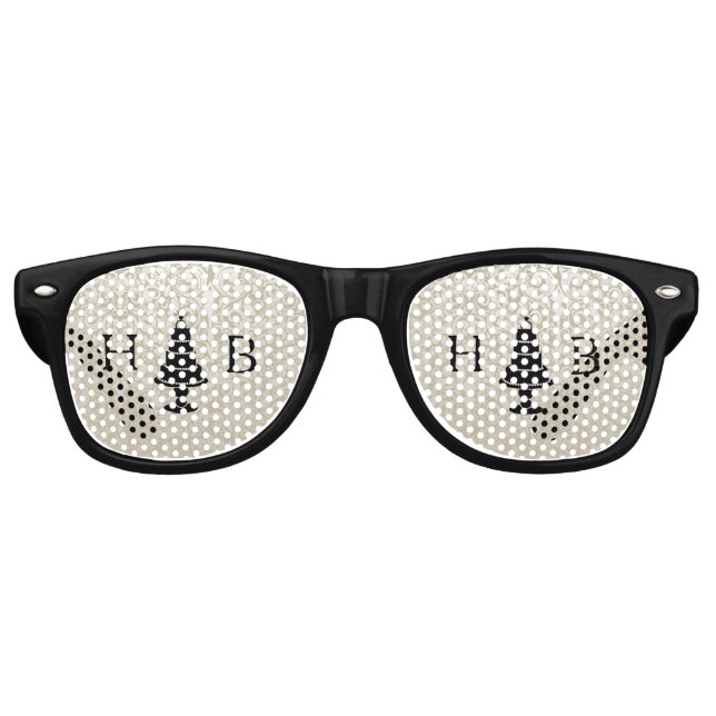 Lunettes De Fête Retro Gâteau mariage (Devant)