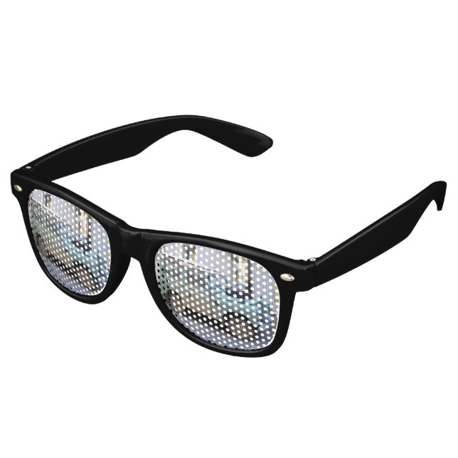 Lunettes De Fête Retro Green Land Rover (Angulaire)