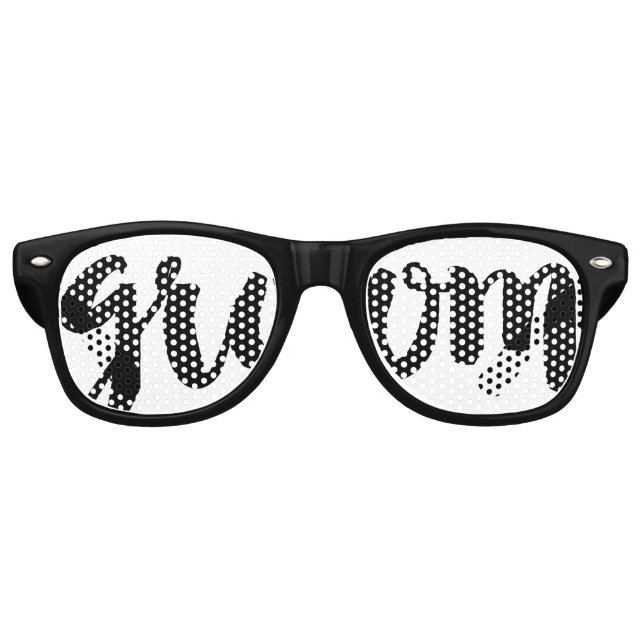 Lunettes De Fête Retro Grooms Swag Party (Devant)