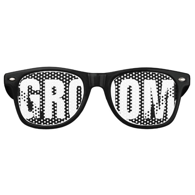 Lunettes De Fête Retro Grooms Swag Party (Devant)