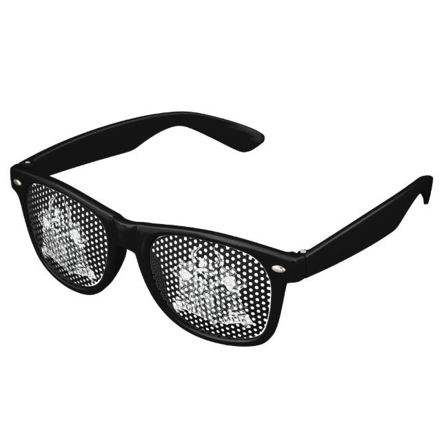 Lunettes De Fête Retro Guerrier viking porteur (Angulaire)