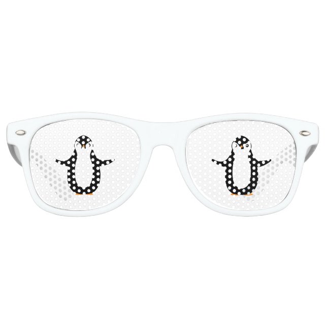 Lunettes De Fête Retro Happy Penguin (Devant)