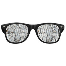 Lunettes De Fête Retro Horizon de coquillages côtiers