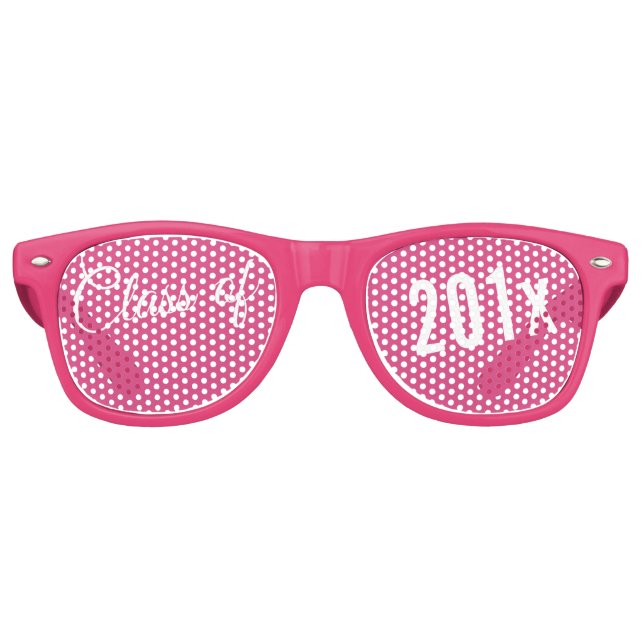 Lunettes De Fête Retro Hot Pink (Devant)