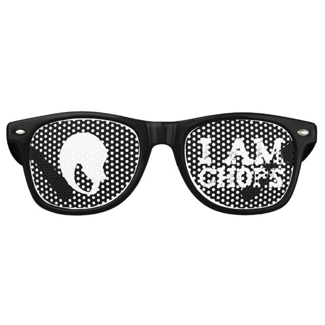 Lunettes De Fête Retro Je Suis Des Chops (Devant)