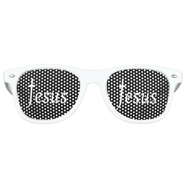 LUNETTES DE FÊTE RETRO JESUS (Devant)
