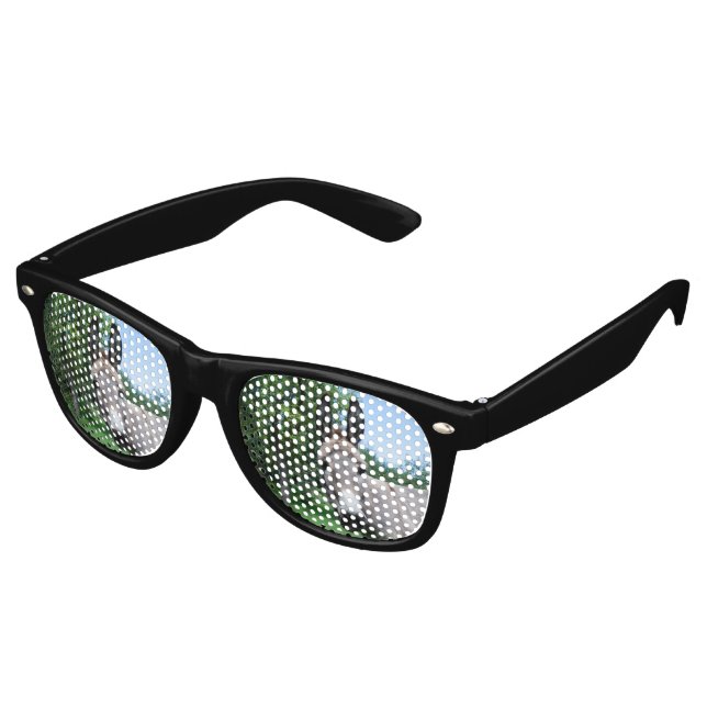 Lunettes De Fête Retro Joli portrait d'âne (Angulaire)