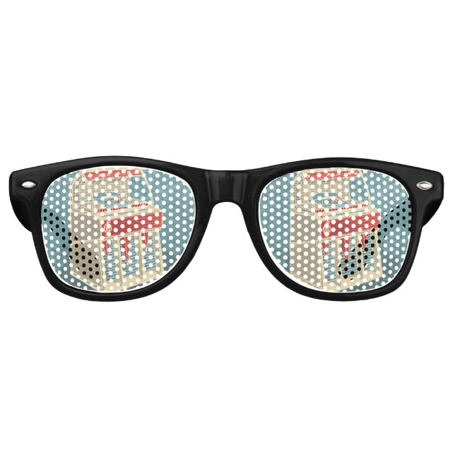 Lunettes De Fête Retro Juke-box (Devant)