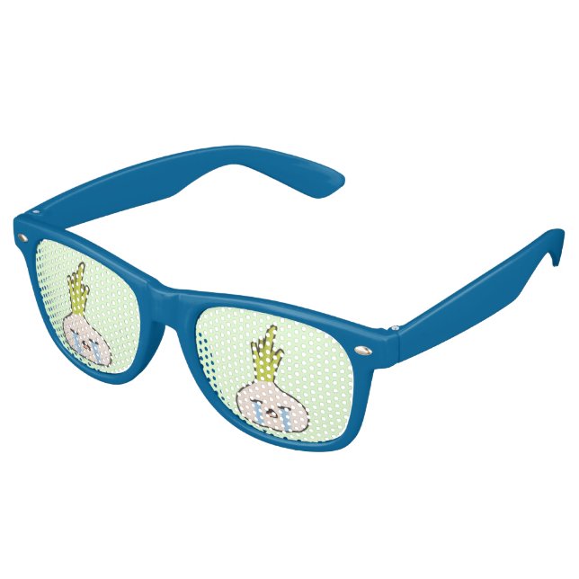 Lunettes De Fête Retro Kawaii Onion (Angulaire)