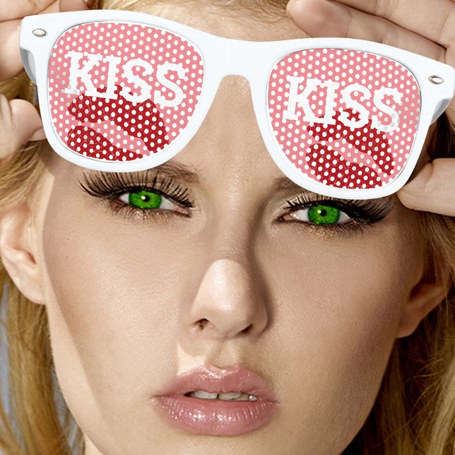 Lunettes De Fête Retro KISS KISS rétro Shades / Fun Party Sunglands (Créateur téléchargé)
