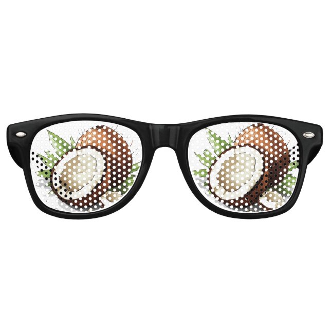 LUNETTES DE FÊTE RETRO LE COCOTIER DE KAMALA COULE (Devant)