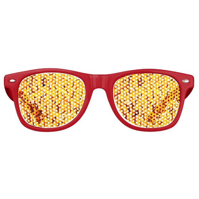 Lunettes De Fête Retro Le maïs sur la plaque (Devant)
